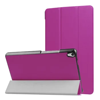 Ultra Slim Custer 3-Folder Folio Stand Piele PU Magnetic Piei de Caz Acoperire Pentru Lenovo Tab3 8 Plus & P8-TB 8703 TB-8703N Tableta