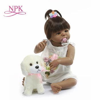 NPK 22 Inch 56cm Păpuși Reborn Fetita Corp Plin de Silicon Vinil Realist Copii Princess Păpuși Copii Playmates Cadou Jucarii