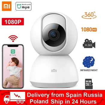 Xiaomi Smart Camera Webcam Wireless HD 1080P WiFi Viziune de Noapte Unghi de 360 Video IP Cam Copilul Security Monitor de Muncă Pentru Mi App Acasă