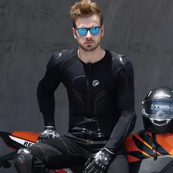 SCOYCO Sacou Motocicleta Jaqueta Motociclista Echipament de Protecție Motocross Armura de Curse Armura Moto Jacket Black Armura Moto