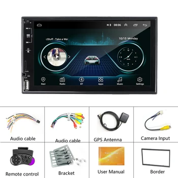 Podofo Auto 2din Radio Android Auto Multimedia Player 2din autoradio Navigare pentru Volkswagen, Nissan, Hyundai, Kia, Toyota, Kia, Ford