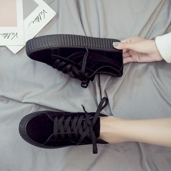 QWEDF 2019 Nou Pantofi de Femei de Moda a Vulcaniza Pantofi din piele Pu alba pantofi Casual Zapatillas Mujer Femei Pantofi Adidași Fierbinte F5-63