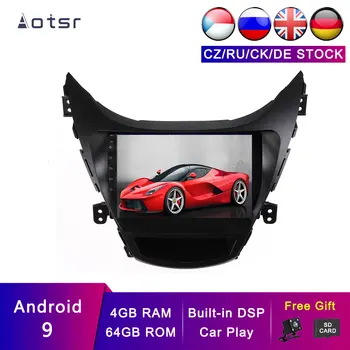 AOTSR Android 9 Player Auto Pentru Hyundai Elantra 5 2010 - 2016 Navigare GPS 2 Din Radio Multimedia 2Din Audio Video, AutoRadio