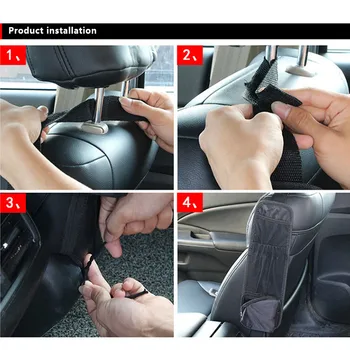 Noul Scaun Auto Sac de Depozitare Auto Organizator Pentru Depozitarea Curatare Auto Seat Parte Sac de Buzunar Non-țesute Saci de tesatura auto-styling