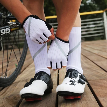 Mănuși de ciclism Extrem de Reflectorizant cu Reflectorizante MTB Șosete Bărbați Femei Anti-Alunecare, Respirabil Sport Mănuși de Biciclete Biciclete Sock Set 11102