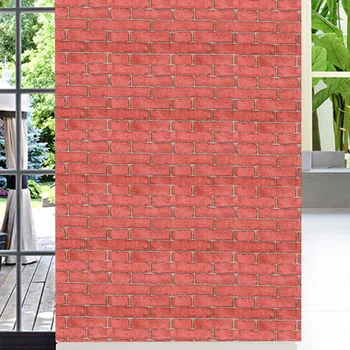 45cm 3d Cărămidă Roșie și Piatră imagini de Fundal Pentru Pat Cameră Living Hotel Casa Decorative Autocolante PVC autoadezive de Hârtie de Perete picturi Murale