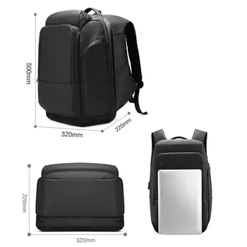 Brand Rucsac pentru men17.3 inch geanta de Laptop de Afaceri de 17 inch Multifuncțional de Mare capacitate negru geanta de Voiaj rucsac usb 2018 NOI