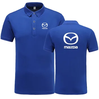New Sosire Brand de Îmbrăcăminte pentru Bărbați logo-ul Polo Tricou Casual, de sex Masculin Mazda Tricou Polo cu Maneca Scurta Tricou Polo