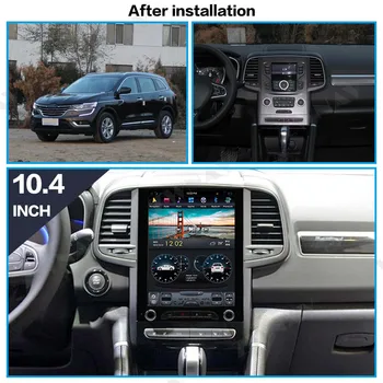 DSP Carplay verticale Tesla ecran Android 9.0 Auto Multimedia Player Pentru Renault KOLEOS/megane 4 2016+ GPS Radio stereo unitatea de cap