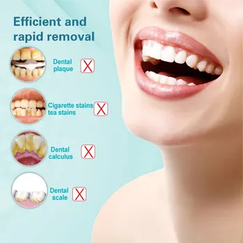 IPX6 Impermeabil Periuta de dinti Electrica Curat Dintii Tartru Dentar Remover Set cu piese de Schimb Înlocuite Cap de Perie Oglindă Dentară
