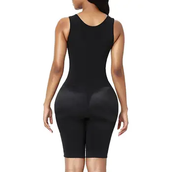 Fajas Reductoras Latex Body Shaper pentru Femei Shapewear de Slăbire Burtă de Control Chiloți Scurți Pantaloni Full Body Corset Fund de Ridicare
