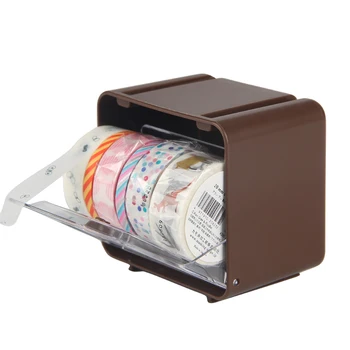 Japoneze Washi Tape Dispenser Cutter Organizator De Birou Transparent Papetărie Titular