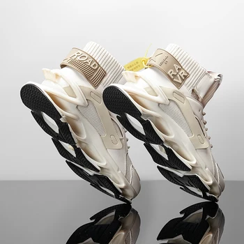 Barbati Pantofi de Baschet 2020 noua Moda Lama Adidași Confortabil Respirabil Mesh Mens Sport Pantofi Casual Pantofi de Top Plus Dimensiune