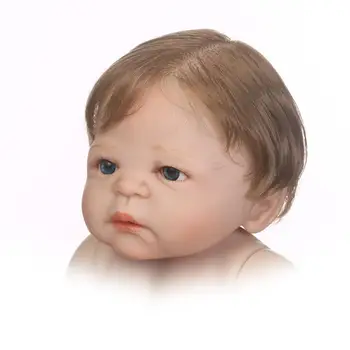 NPK 56cm realiste renăscut papusa moale real atingere blândă papusa băiat plin de vinil silicon populare papusa pentru copii, Cadou de Ziua de nastere