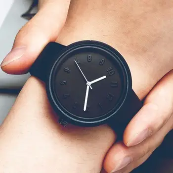 Unisex Ceasuri pentru Femei Barbati din Piele Trupa Rotund Dial Cuarț Analogice Încheietura Ceas Femei de Lux Ceas de mână pentru Femei Cadouri Ceasuri