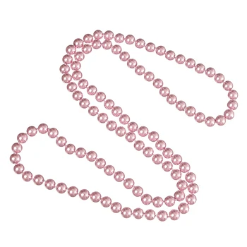 Clanului Perle Roz Margele 8mm Dimensiune Pentru Diy Mult Imitații de Perle Colier Fermecat 36 inch pe Femei Bijuterii en-Gros H862