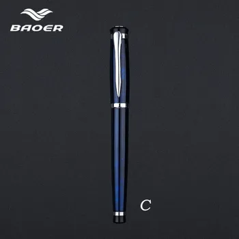 BAOER508 Negru Gel Pixuri Metal Roller Pen Lac de Culoare Roșie Coș de Culoare Fulg de nea Bine Styling Peniță de Scris Refill Cadouri de Birou