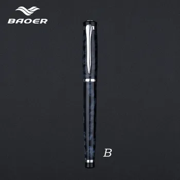BAOER508 Negru Gel Pixuri Metal Roller Pen Lac de Culoare Roșie Coș de Culoare Fulg de nea Bine Styling Peniță de Scris Refill Cadouri de Birou