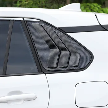 Pentru Toyota RAV4 Fereastra din Spate Triunghi Obloane Capacul Ornamental Autocolant Shell ABS Masina Fereastră Scoop Jaluzele pentru Toyota RAV4 2019 2020