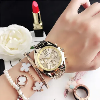 2020 Reloj Mujer CONTENA Ceasuri de Femei de Moda Roz de Ceasuri de Lux a Crescut de Aur din Oțel Inoxidabil Cuarț Ceasuri Reloj Mujer