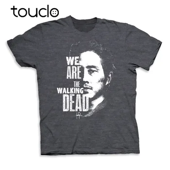 New Sosire Moda pentru Bărbați Suntem Morți de Mers pe jos Glenn Rhee Bărbați T-shirt TWD Graphic Tee tricouri cool