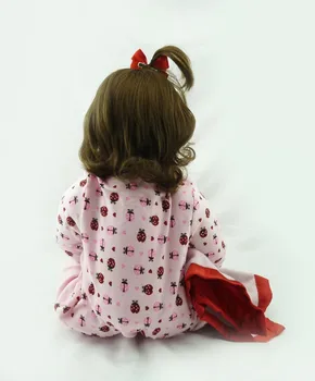 NPK bebes renăscut papusa 48cm silicon moale renăscut baby dolls cu o cârpă moale păpușă păpușă de crăciun surprice