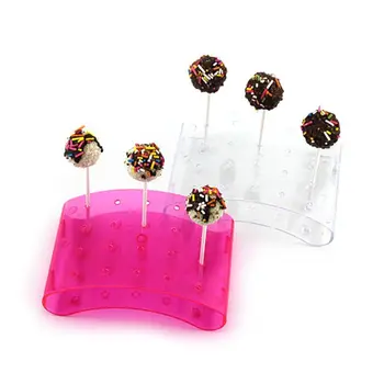 20 de găuri Tort Lollipop Standuri de Afișare Hodler Baze Raft Arc în Formă de DIY Bakeware Tort Instrumente Acceserries PS Material