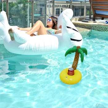 2 buc Gonflabile Palmieri roller-Coastere Jumbo Copaci de nucă de Cocos Băutură Ceașcă Titularul Piscinei Petrecere pe Plaja Decorare Jucării Accesorii Piscina