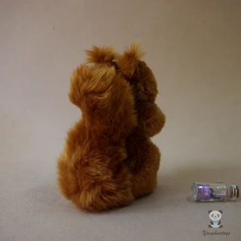 Jucărie pentru copii Veveriță Roșie Păpușă de Pluș Animale Sălbatice pentru Copii Jucarii Cadou Minunat