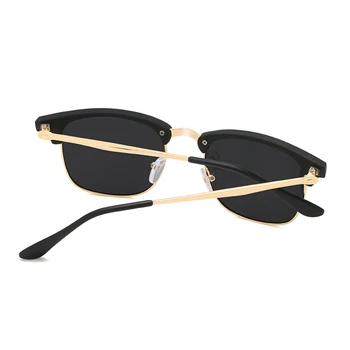Polarizat ochelari de Soare Cadru Jumătate de Epocă Ochelari de Soare Brand Faimos Sunglases Polaroid ochelari de Soare Retro Feminino pentru Femei Barbati
