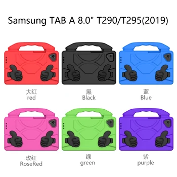 Pentru Samsung Galaxy Tab a 8.0 2019 SM-T290 SM-T295 Tableta Caz rezistent la Socuri pentru Copii în condiții de Siguranță Spuma EVA Sta Corp Plin Capac pentru Copii