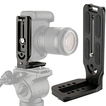 Universal Camera L Suport Quick Release Am Placa De 1/4 Inch Șurub Elvețian Verticale Video Compatibil Pentru Nikon D750 D850 D3400 Canon