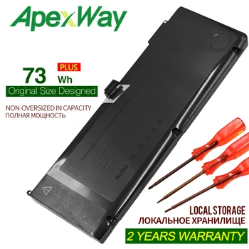 ApexWay 11.1 v 73wh baterie laptop pentru apple a1321 mc371 15 inch a1286 (mijlocul anului 2010) a1286 mid 2009 versiune