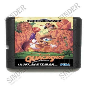 Quack Shot 16 biți MD Carte de Joc Pentru Sega Mega Drive Pentru Genesis