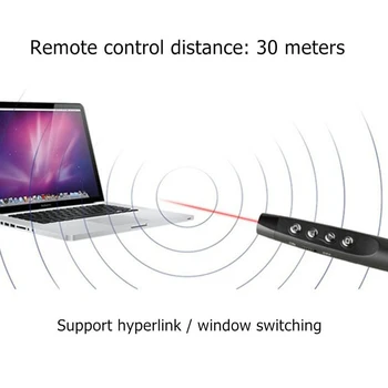 Rf 2.4 G Wireless Ppt Prezentator Slide Advancer Flip Pen Indicatorul Prezentare Powerpoint Telecomanda De Control De La Distanță 115393