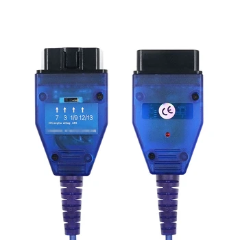 Cele mai recente pentru VAG USB Interfata KKL + pentru Fiat ECU Scan OBD de Diagnosticare OBD2 Scanner Cablu Auto Motor Airbag Adaptor Instrument de Scanare
