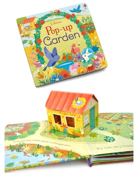 Pop-Up Grădină engleză Educativ 3D Clapeta de Cărți ilustrate pentru Copii Copii Carte de Citire Pentru 3-6 Ani