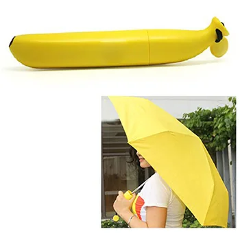 Fierbinte De Vânzare Banane Umbrele De Ploaie Și O Umbrelă De Soare Drăguț Umbrela Pentru Femei Ca Noutate Copii Cadouri De Protecție Vânt Umbrele Pliabile