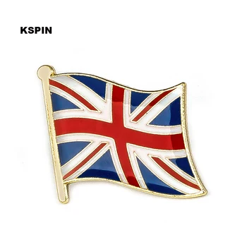 Marea Britanie flag pin pin rever insigna 10buc o mulțime Brosa Pictograma KS-0210