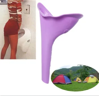 10BUC Femei Fata Pisoar Călătorie în aer liber Camping Feminin Pisoar Silicon Moale Urinare Dispozitiv Stand Up & Pee Doamna toaletă Mobil