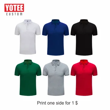 YOTEE 2020 casual de vara de afaceri de înaltă calitate, cu maneci scurte personale grup de societăți personalizate tricou POLO din bumbac pentru bărbați și femei personalizate