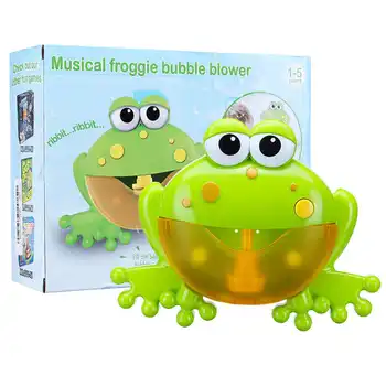 Copil drăguț Bubble Automată Duș Mașină Suflantă Filtru de Baie Muzica Jucării de Desene animate Educative Jucărie Cadou Amuzant pentru Copii