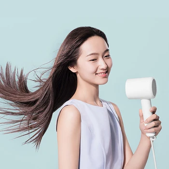 Noul Xiaomi Mijia Apei Ion Uscător de Păr H300 Acasă 9.5 cm caroserie Scurtă Călătorie Portabil Super Viteza Vântului 50 de Milioane de Ioni Negativi