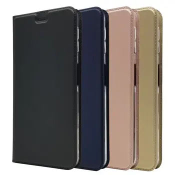 Pentru Samsung Galaxy A7 2018 Caz Magnetic Flip Cover Portofel Piele Telefon Accesoriu Geanta Pentru Galaxy A7 2018 Carte Coque Etui Hoesje