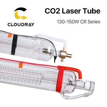 Cloudray CR130 130-150W CR Serie de CO2 Laser Tub de Lungime 1650 mm Dia.80mm Modernizate Cap de Metal Țeavă de Sticlă pentru Mașină cu Laser CO2
