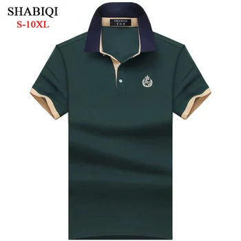 SHABIQI Brand Clasic Barbati camasa Barbati Polo Camasa Barbati Maneca Scurta Tricouri Tricou de Designer Tricou Polo Plus Dimensiune 6XL 7XL 8XL 9XL 10X
