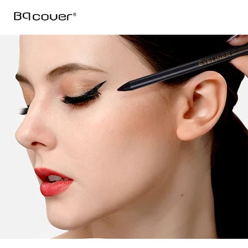Bqcover Negru lipici anti-înflorit de lungă durată gel eyeliner pen2743