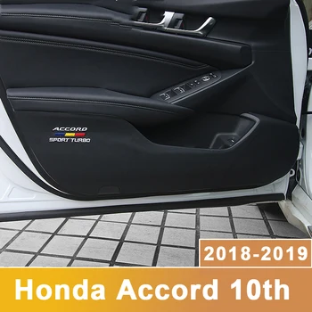 PU Piele Auto Interior Usa Anti Kick Pad Co-pilot Cutie de Depozitare Mat de Protecție Autocolante Pentru Honda Accord 10 2018 2019 Accesorii