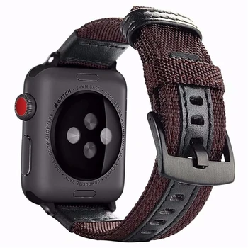 Sport Bucla Banda Curea Pentru Apple Watch 4 5 iWatch 40mm 44mm brățară Brățară Țesute Curea Nailon Curea+Reglabil Cârlig Incuietoare