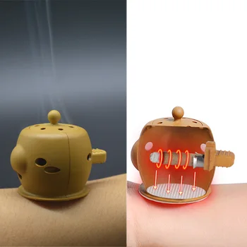 Moxibustion Cutie Chineză Moxa Bastoane Arzător Încălzire Punctul De Acupunctura Chineză Terapie Femei Gynaecopathia Mini Moxa Tub
